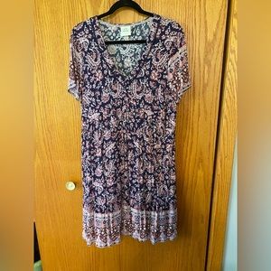 Womens L Knox Rose Boho Dress